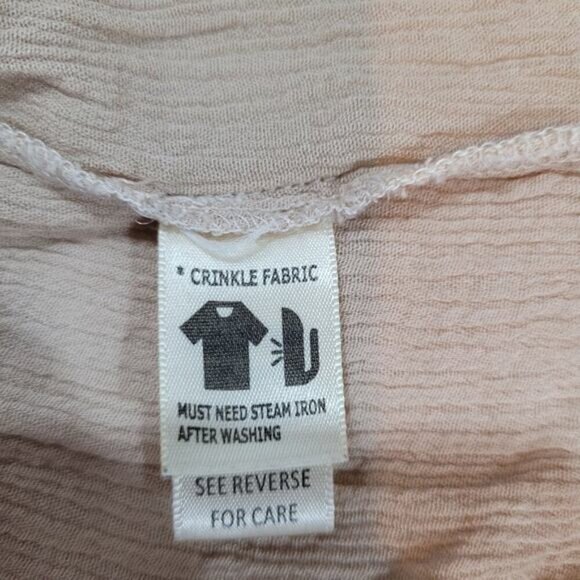 OneTheLand Beige Backless Maxi Dress - Size Large - Picture 6 of 10